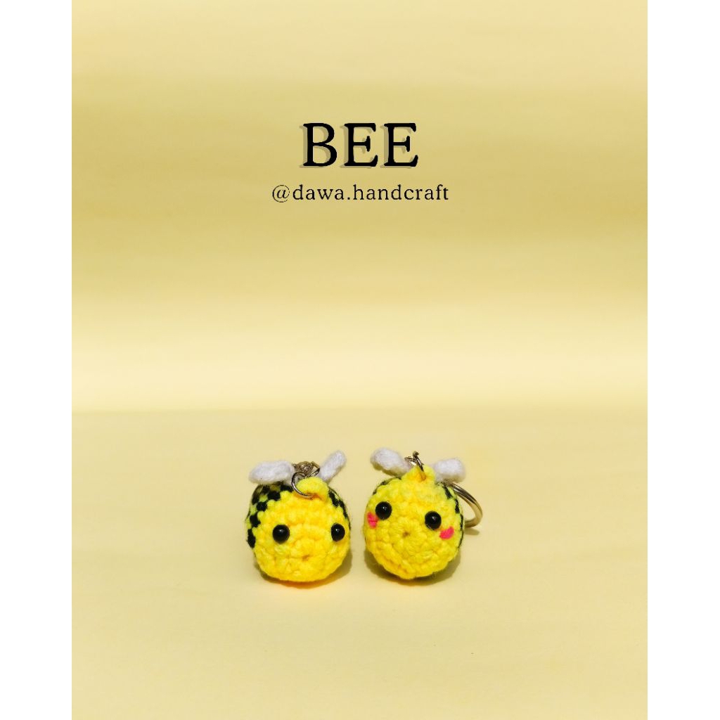 Jual BEE KEYCHAIN | GANTUNGAN KUNCI AMIGURUMI LEBAH | GANTUNGAN KUNCI ...