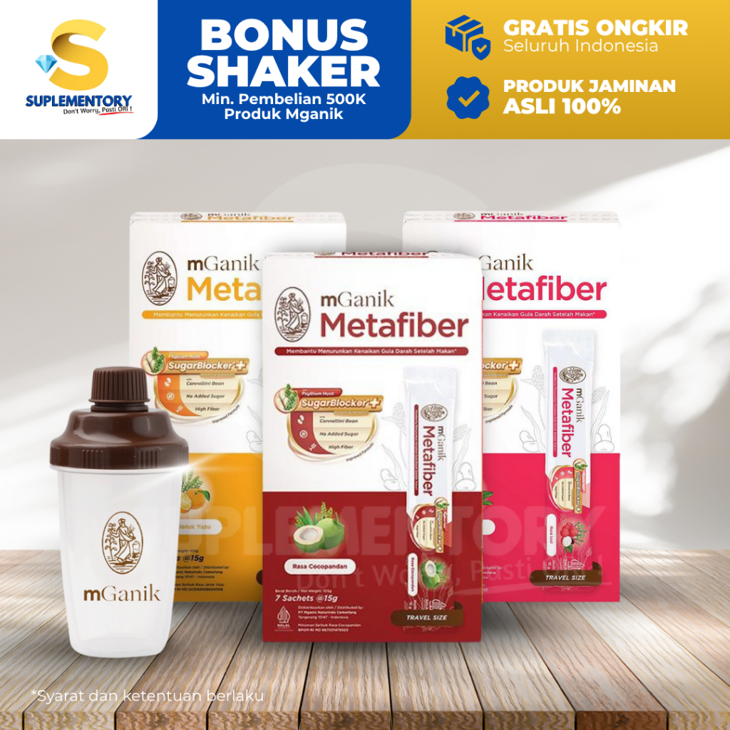 Jual Mganik Metafiber 1 Box 7 Sachet Mganic Fiber Sugarblocker | Shopee ...