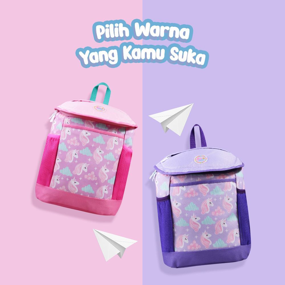 Jual Tas Sekolah Anak TK PAUD Perempuan Ransel Unicorn , Kuda Pony ...
