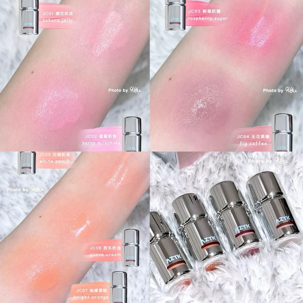 Jual (READY) AZTK Jello Color Liquid Blush 5ml 7 Shades chinese douyin ...