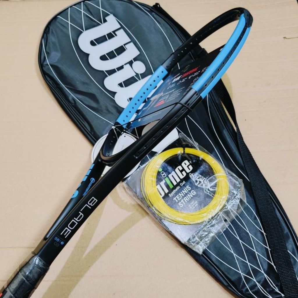 Jual RAKET TENIS WILSON BLADE BLUE SIAP PAKAI | Shopee Indonesia