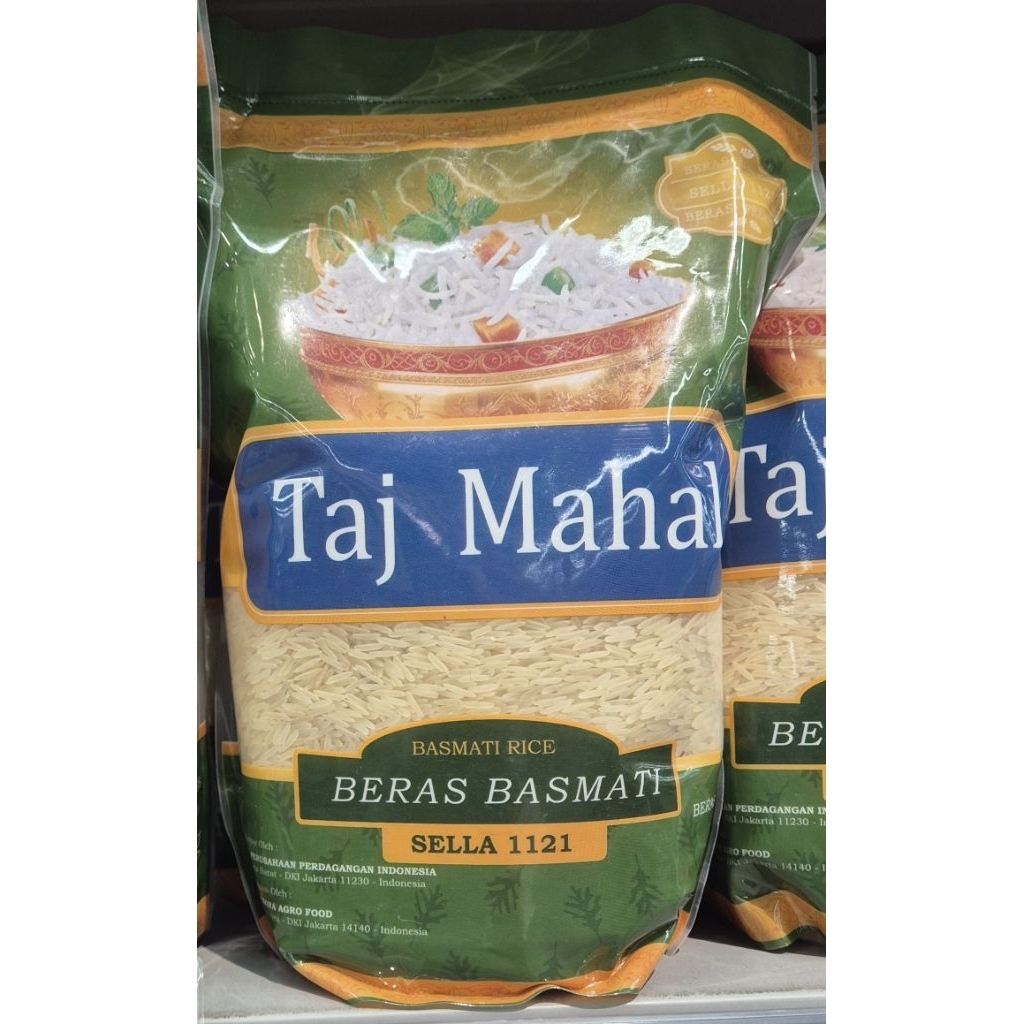 Jual Beras India Sella 1121 TAJ MAHAL Basmati Rice Sella 1121 2 kg - HK ...