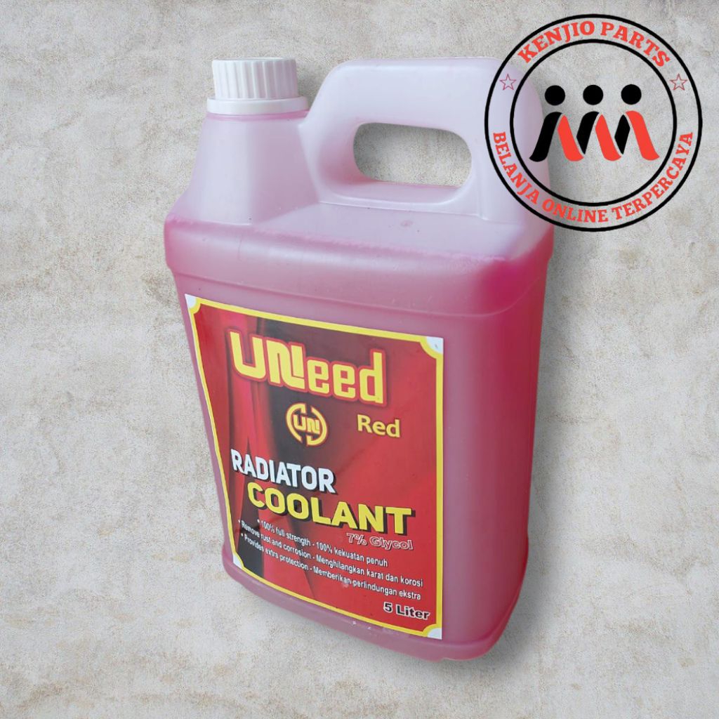 Jual UNEED AIR RADIATOR COOLANT RED 5 LITER | Shopee Indonesia