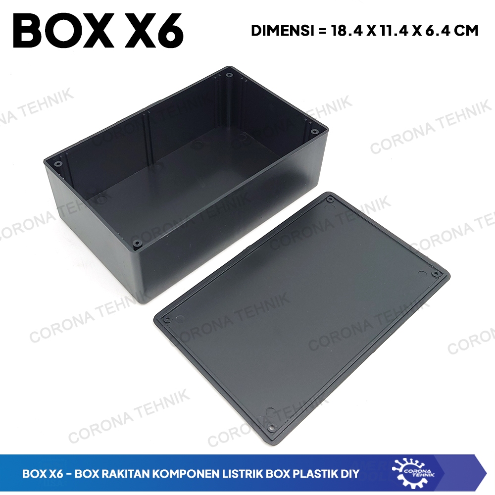 Jual Box X6 - Box Rakitan Komponen Listrik Box Plastik DIY | Shopee ...