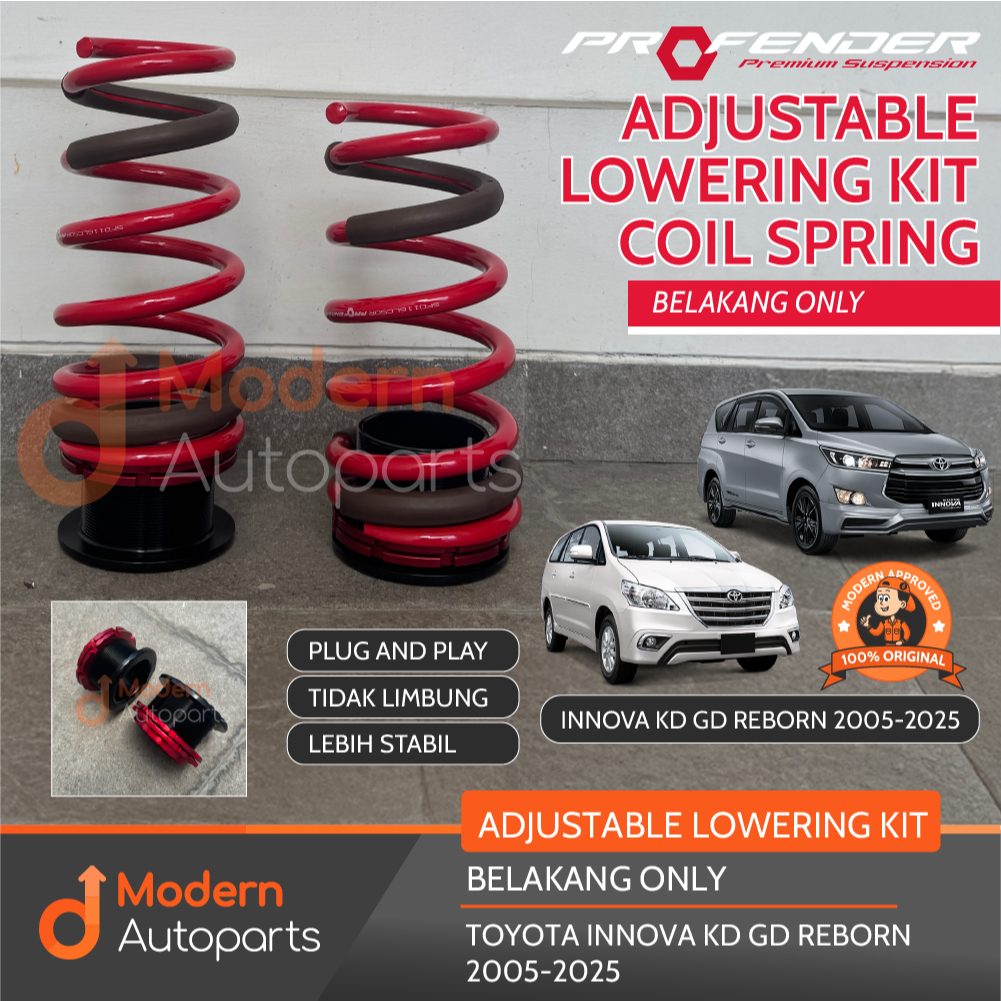 Jual ADJUSTABLE LOWERING KIT BELAKANG ONLY PROFENDER TOYOTA INNOVA 2KD ...