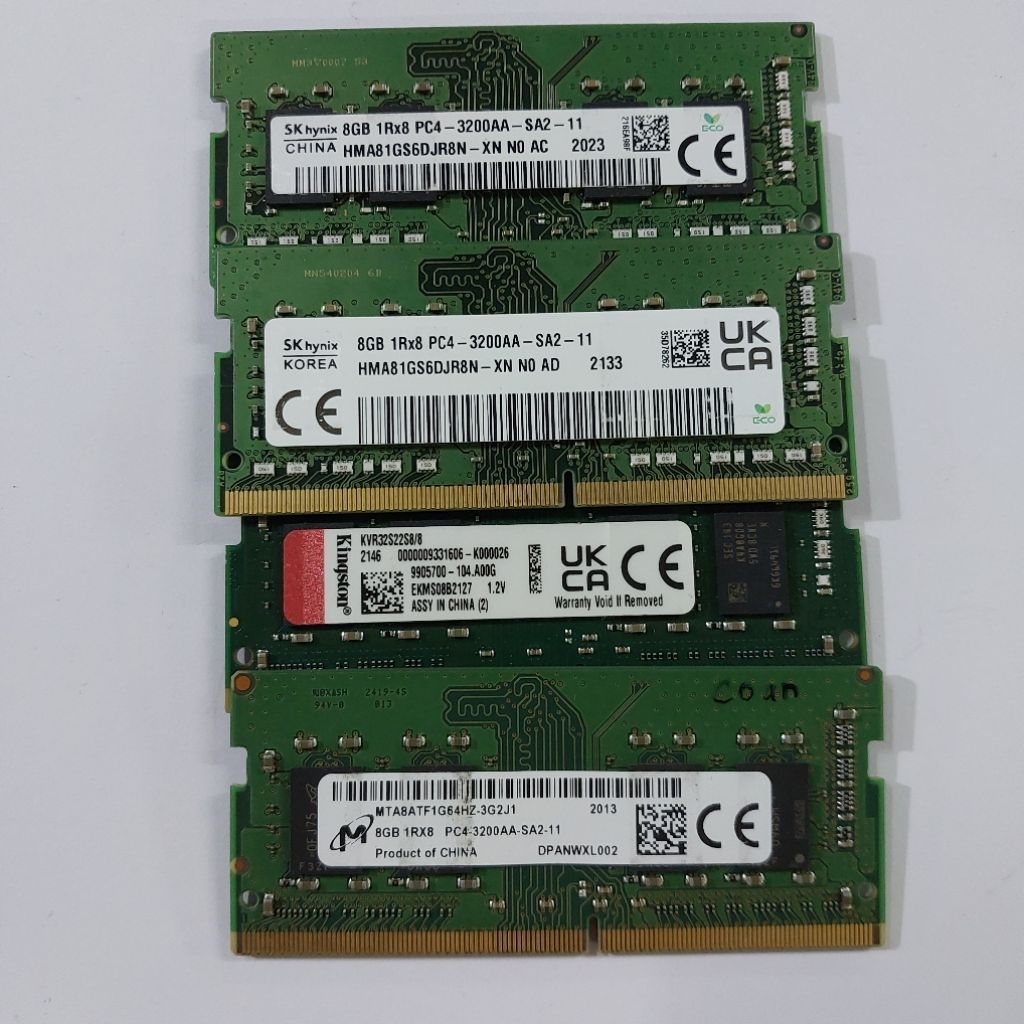 Jual Memory RAM Sodim Ddr4 8GB 3200Mhz Second ORI Copotan Builtup ...