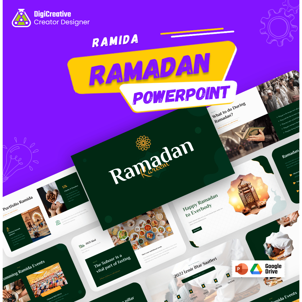 Jual Desain Template Powerpoint Tema Ramadhan | Shopee Indonesia
