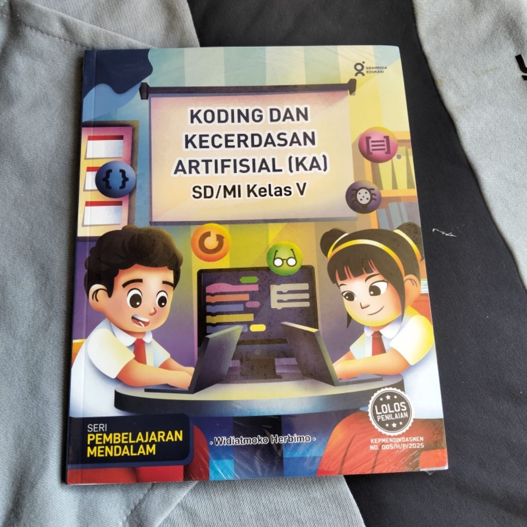 Jual Buku Koding Dan Kecerdasan Artifisial (KA) SD/MI Kelas V (Lolos ...