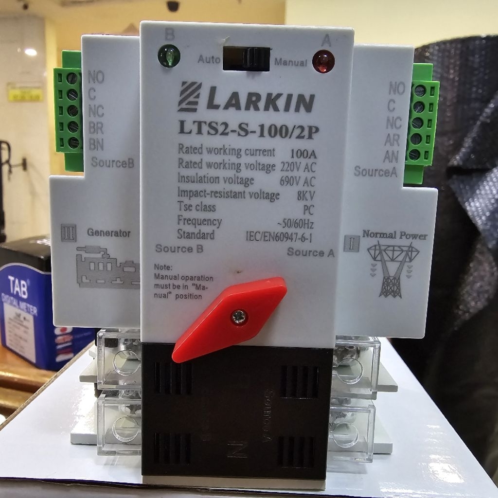 Jual LARKIN LTS-2P 100A ATS MOTORIZED LTS2-S-100/2P | Shopee Indonesia
