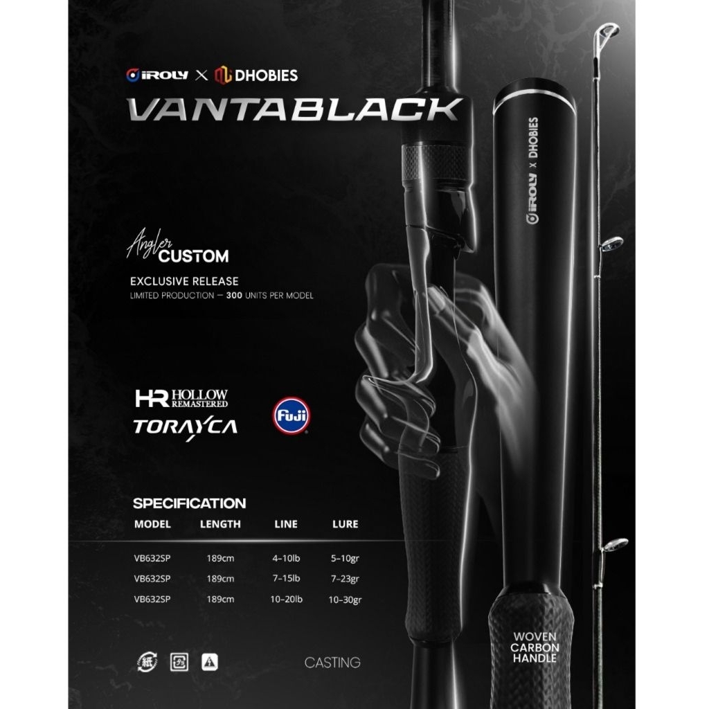 Jual Iroly Vantablack x Dhobies limited edition | Shopee Indonesia