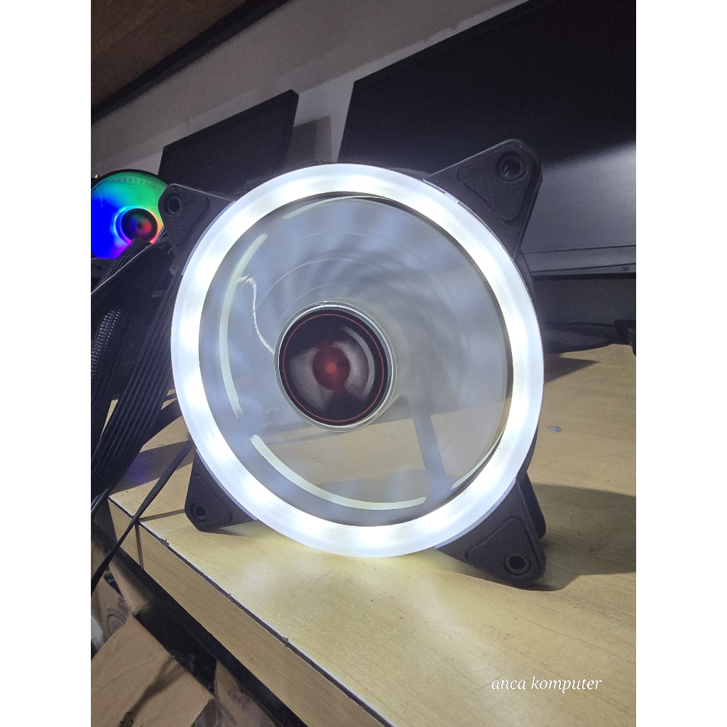 Jual FAN CASE RX7 12CM WHITE / FAN CASE INFINITY HITAM RAINBOW RGB ...