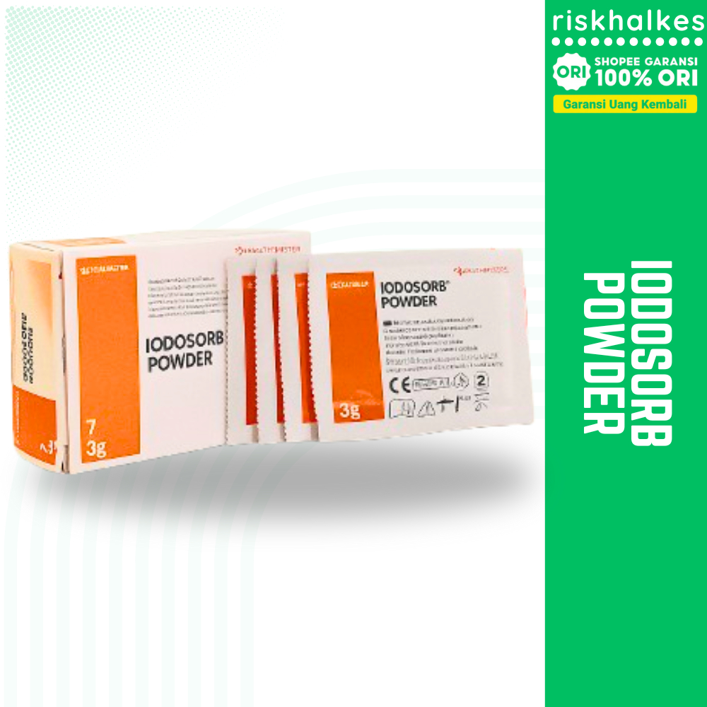 Jual Iodosorb Powder 3g | Antiseptik Luka | Serbuk Penyembuh Luka ...