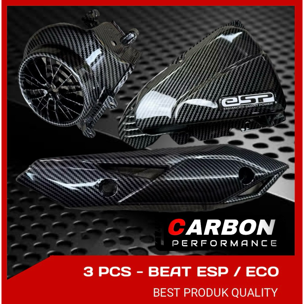Jual PAKET CARBON BEAT ESP 1-3 PCS ️paket carbon beat 3 set 2016/2019 ...