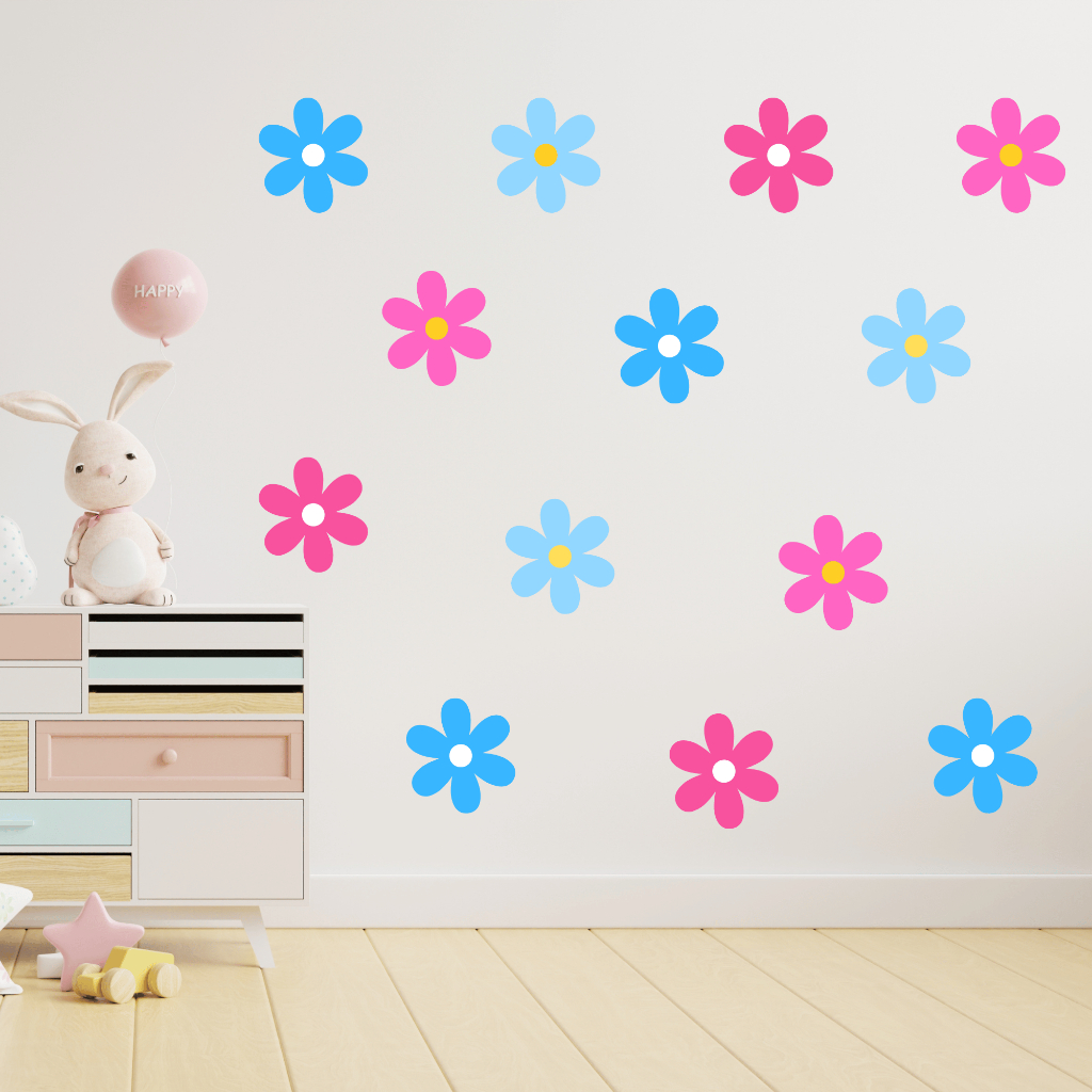 Jual FREE STIKER DINDING BUNGA DAISY WALL STICKER FLOWER AESTHETICS ...