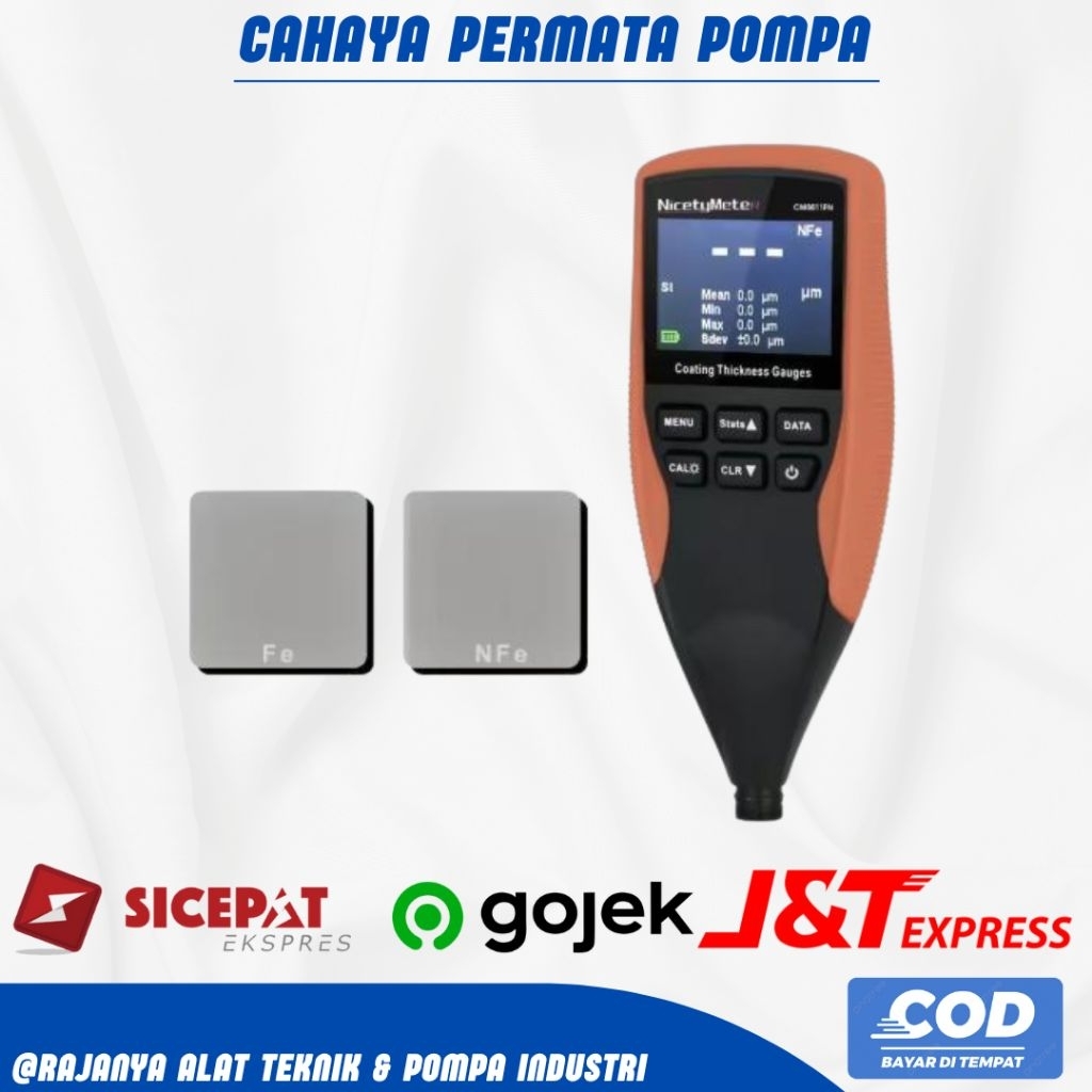 Jual Coating Thickness Gauge Nicety CM8811FN Meter Paint Tester CM ...