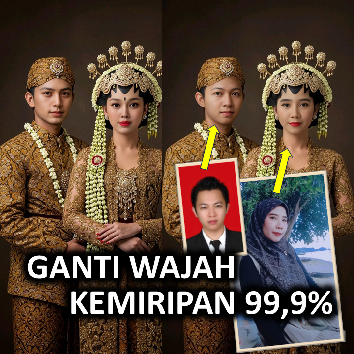 Jasa Edit Ganti Wajah Prawedding | Pernikahan
