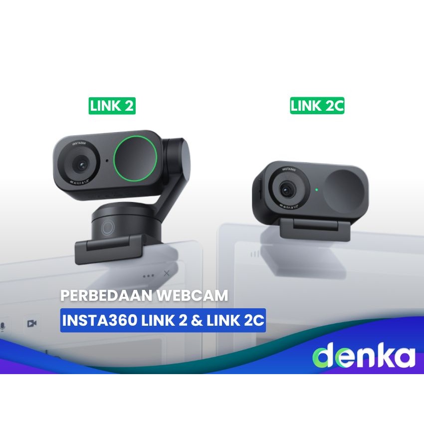 Jual Insta360 Link 2 & Link 2C AI-Powered PTZ 4K Webcam Camera Garansi ...