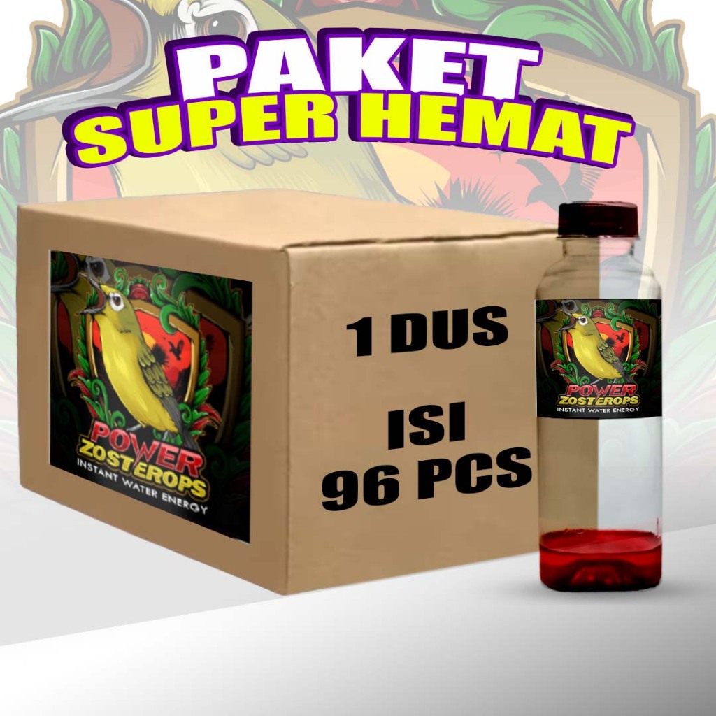Jual Paket hemat 96 botol Power Zosterops | Shopee Indonesia