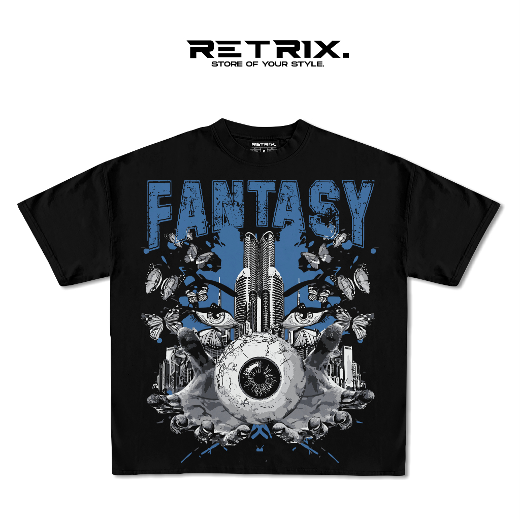 Jual RETRIX T-Shirt Boxy Fit Oversized Fantasy Unisex | Shopee Indonesia