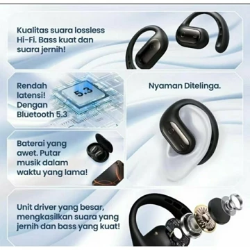 TWS Sport OWS Earphone Bluetooth Power Bass MOFIT Stereo V5.3