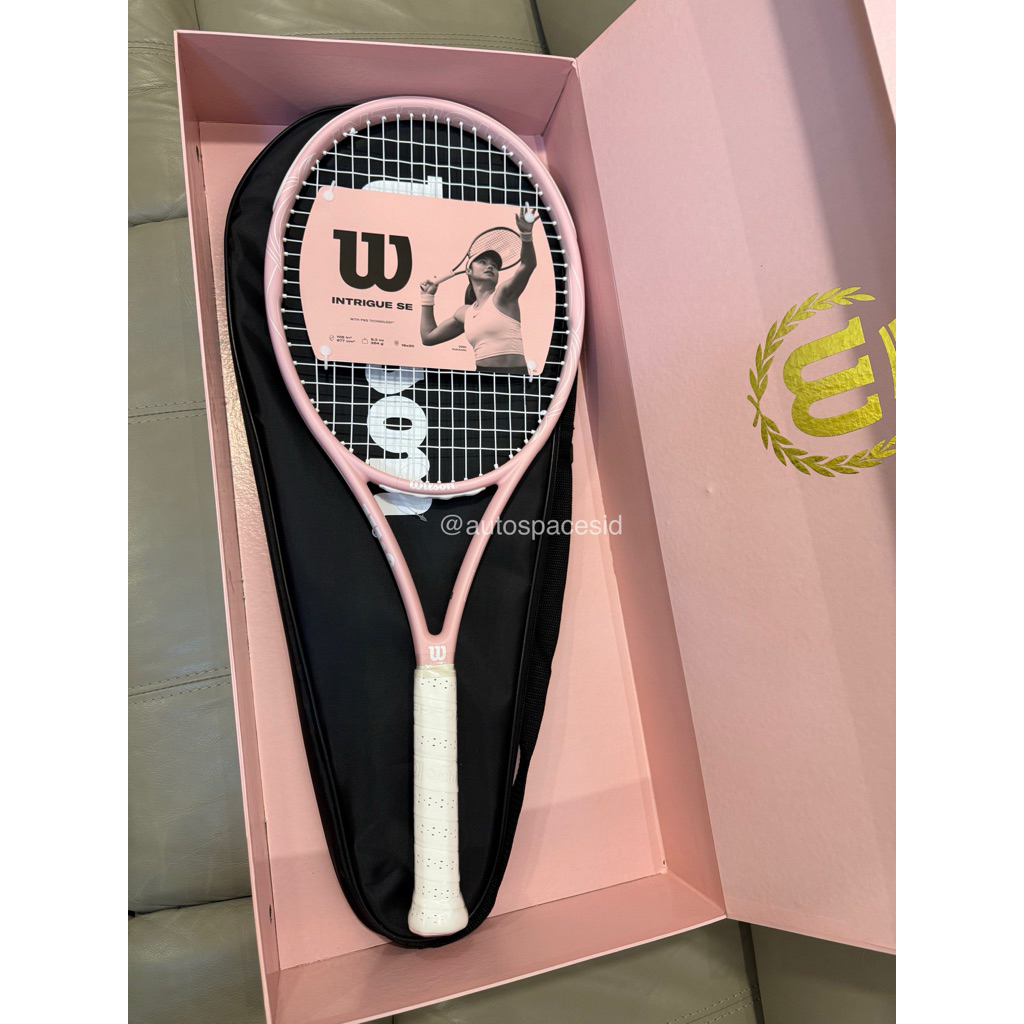 Jual Raket tenis Wilson Intrigue SE tennis racket Original pink box set ...