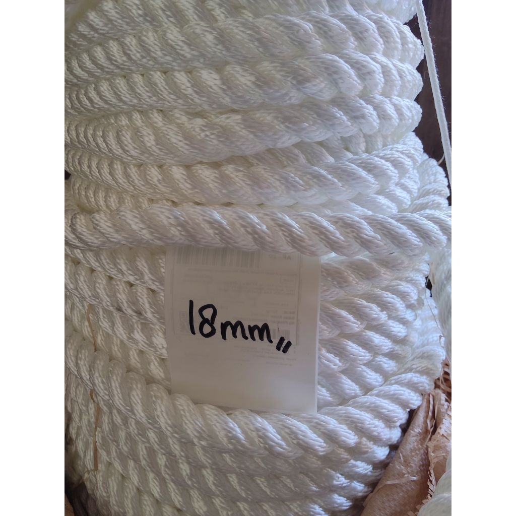 Jual Tali Tambang Nilon atau Tali Nilon Putih Polos Ukuran 18MM ...
