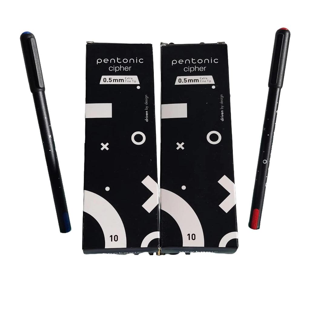 Jual Pentonic CIPHER Ball Pen Original 0.5 mm (3 PCS) | Shopee Indonesia