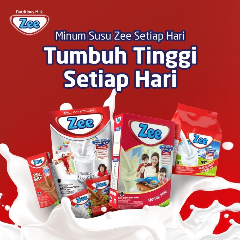 Jual [5 Pack] Zee Sachet Swizz Chocolate 38gr x 10 Pcs - Susu Tumbuh ...