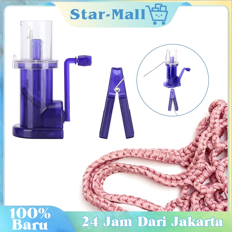Jual Mesin Rajut Tali Kepang / Alat Rajut Otomatis / Knitting Machine ...