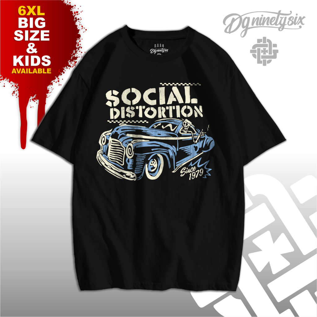thumbnail image 2 of Bay Island Social Distortion 30th Anniversary Girls T-Shirt - Black 100% Cotton 2 of 5