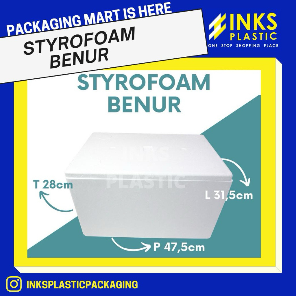 Jual STYROFOAM BOX BENUR STEROFOAM BOX PACKING BENUR | Shopee Indonesia