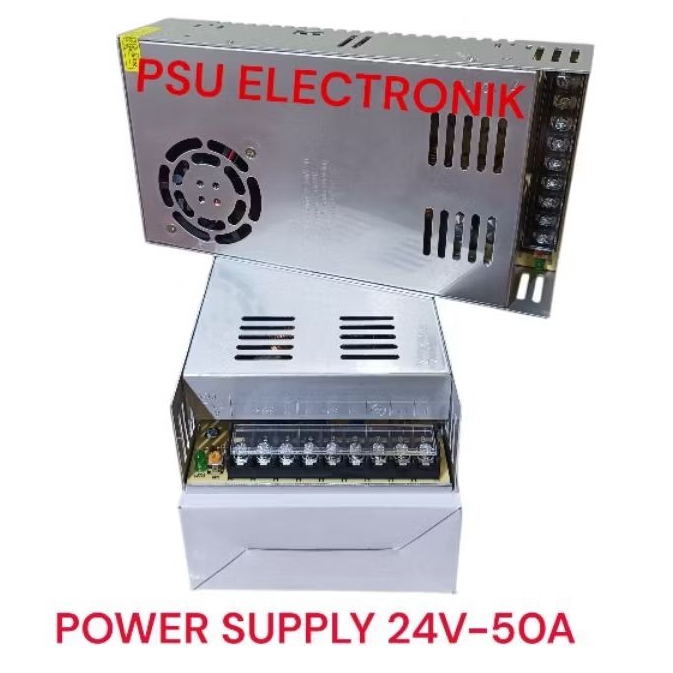 Jual power supply 24v 50a 1200w satu daya AC DC 24 volt 50 ampere smps ...