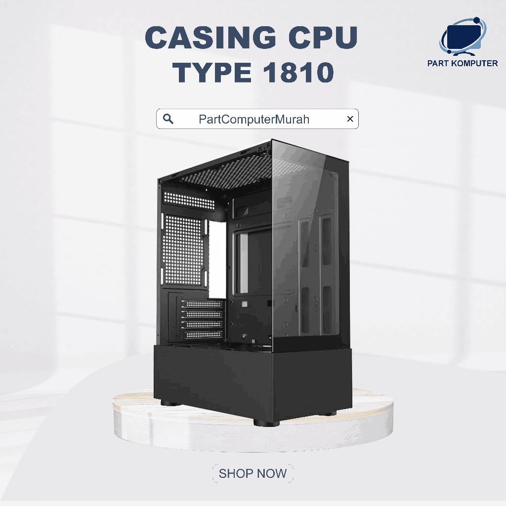 Jual Casing Komputer CPU Gaming Micro-ATX 1810 / 2506 / LP22 / 1715 ...