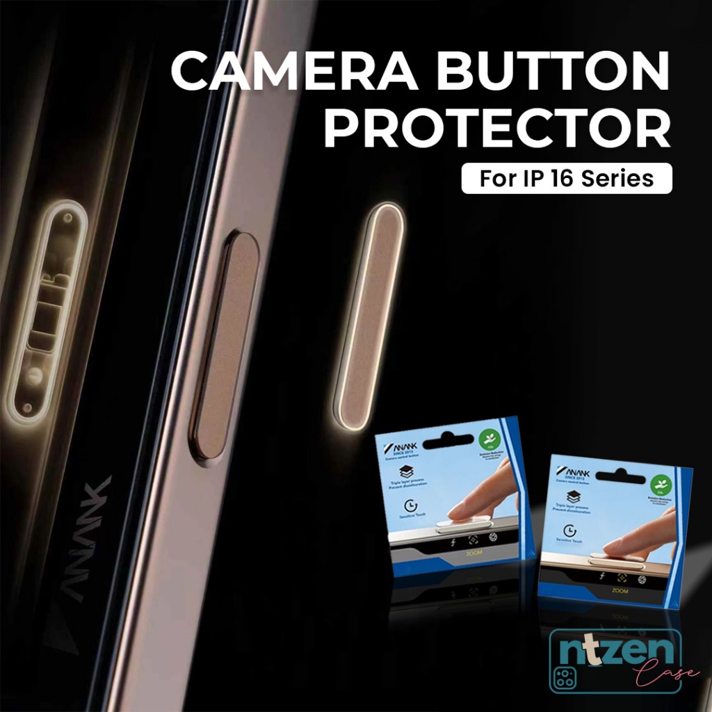 Jual Ntzencase Camera Button Protector Compatible for iPhone 16 Pro Max ...