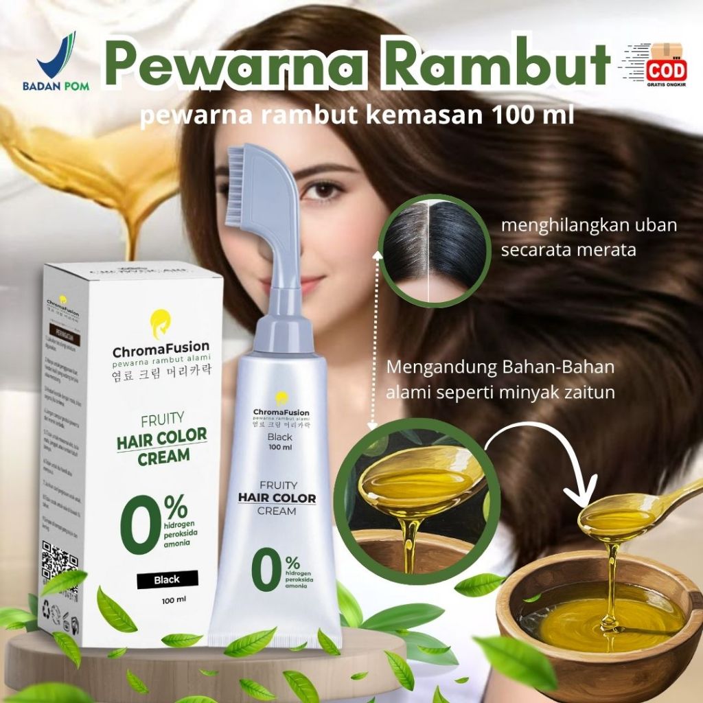 Jual ChromaFusion Pewarna Rambut Refill - Hair Coloring Cream Alami ...