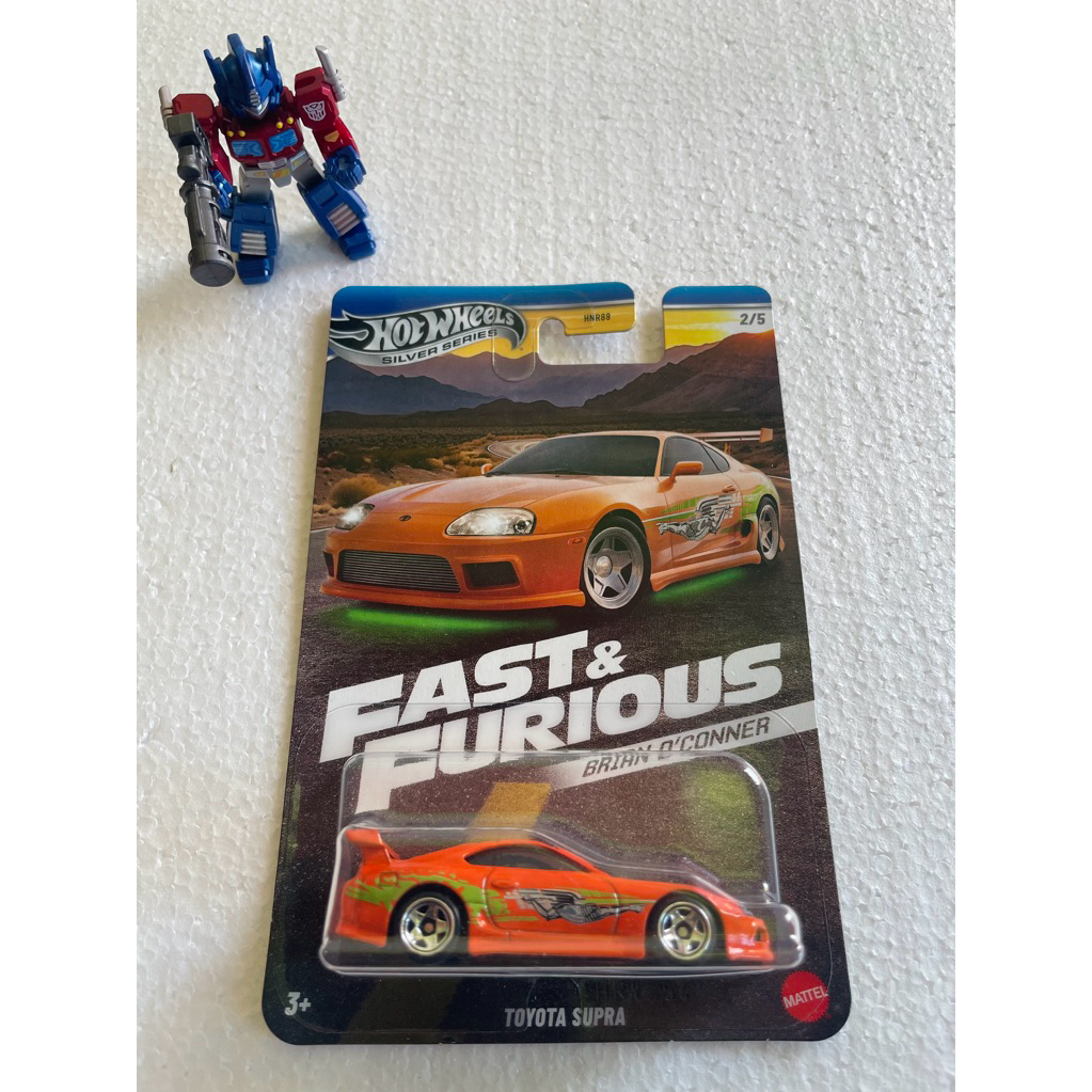 Hot Wheels Fast And Furious – Toyota Supra Naranja De Brian O'Connor, Escala 1:64 (7 Cm)