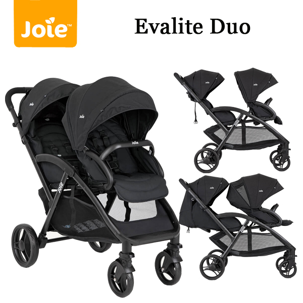Car Seat Joie Double Tandem Pram Joie Evalite Twin Stroller With Infant Car  Seats Joie Twin