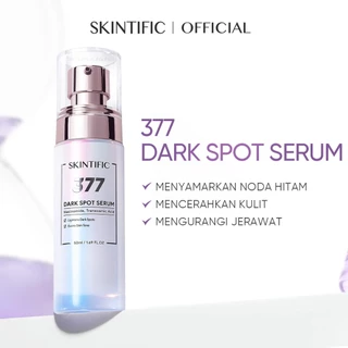 SKINTIFIC - Symwhite 377 Dark Spot Serum 50ml | Niacinamide Serum Mencerahkan Tumpas Komedo Penghilang Noda Hitam Perbaikan Bekas Jerawat Dark Spot Anti-Acne Eksfoliasi Mengangkat Sel Kulit Mati Exfoliating Whitening Serum Pemutih Wajah Serum Wajah