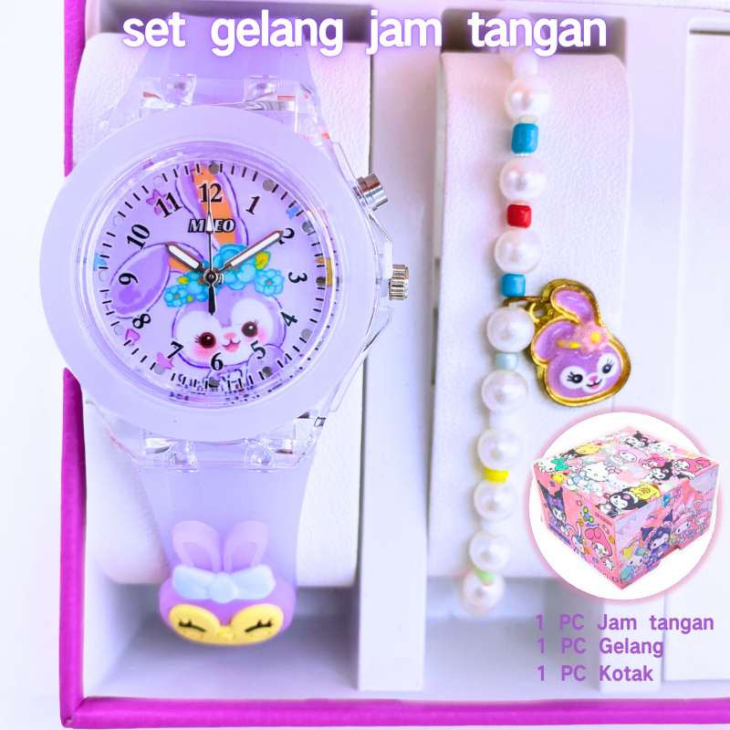 Jual Jam tangan anak laki-laki perempuan Jam tangan cute Girl jam anak ...