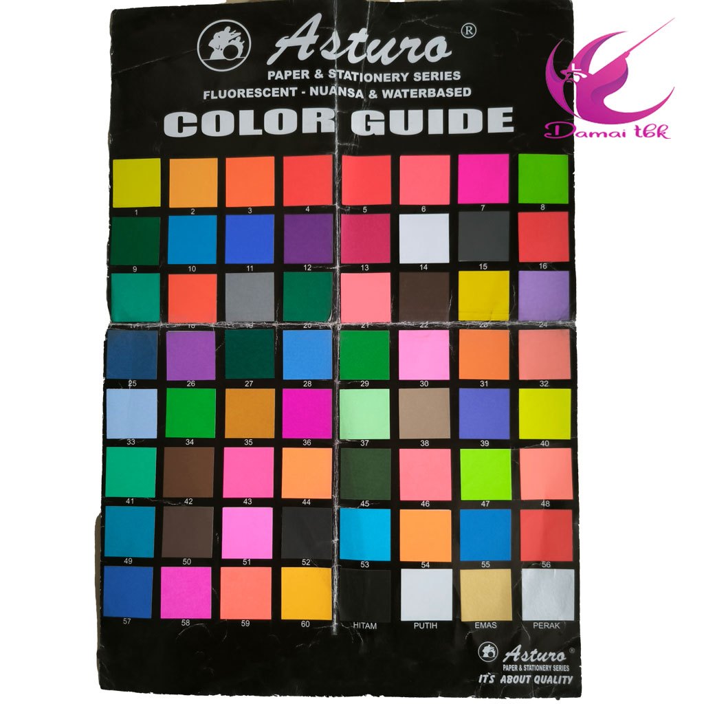 Jual Kertas Asturo Paper Spotlight Asli Karton Asturo Warna 40x60 ...