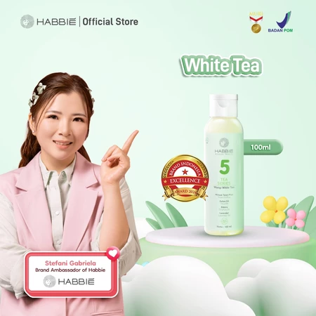 Habbie Aromatic Telon Oil 5 White Tea dengan aroma modern
