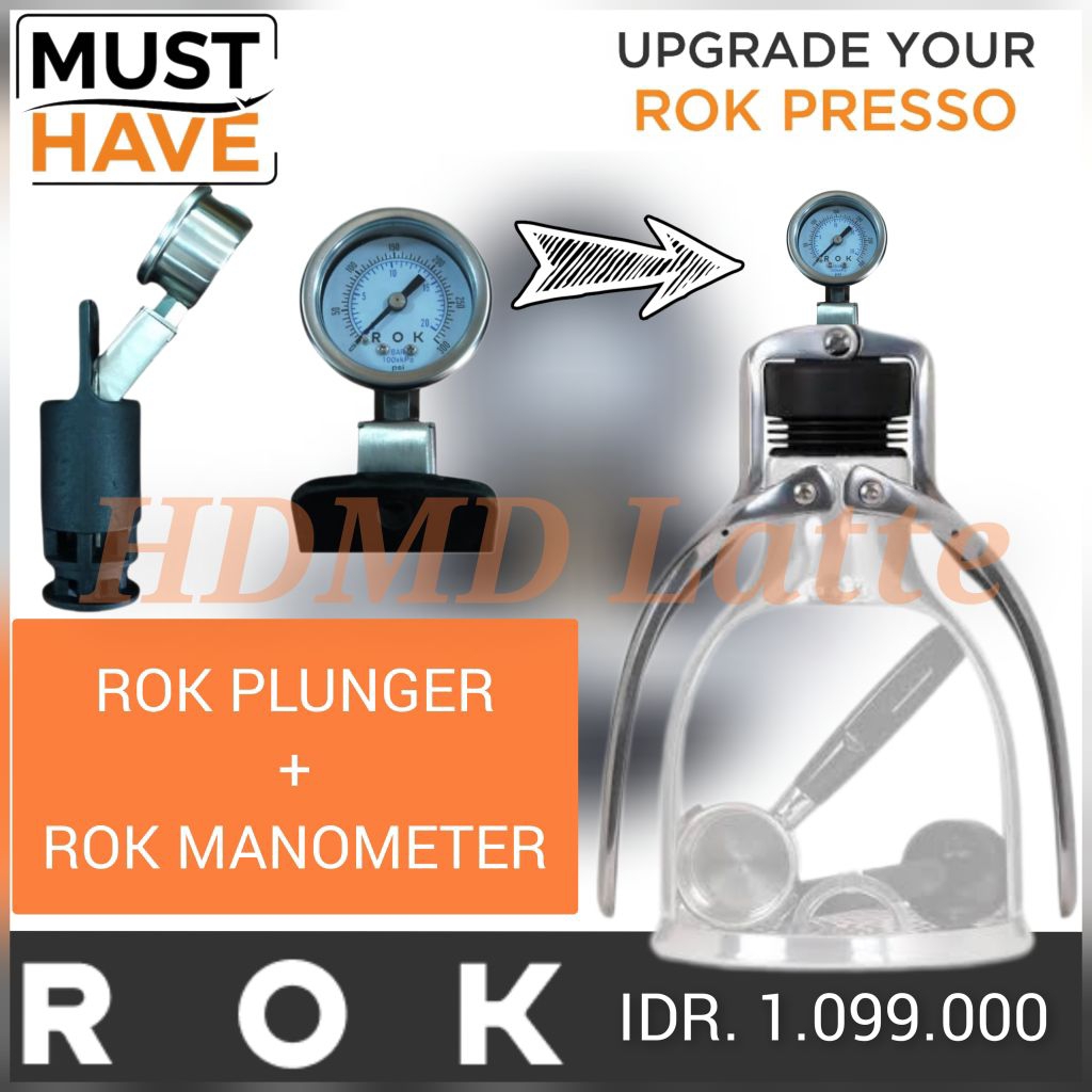Jual Rok Presso GC Upgrade Pro ( ORIGINAL Rok Plunger + Rok Manometer ...