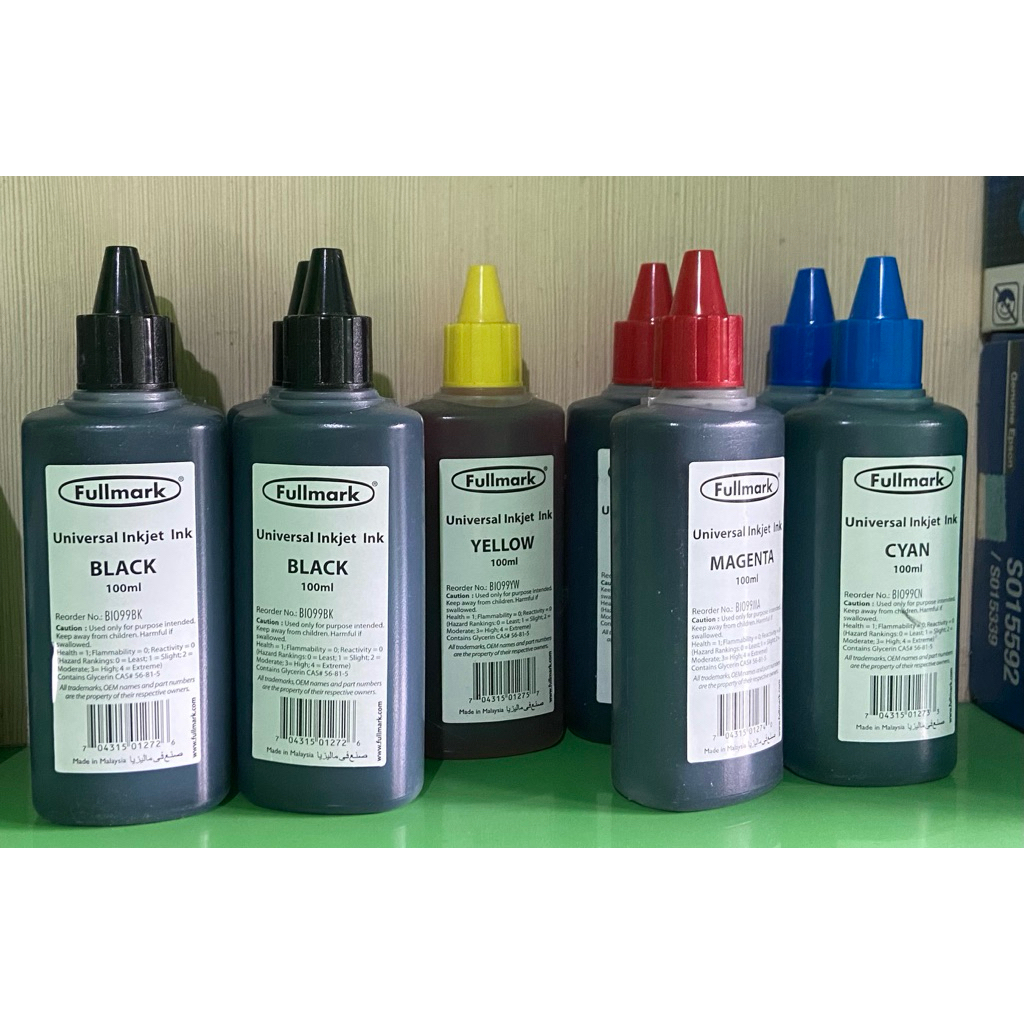 Jual Fullmark ink universal (tinta untuk semua jenis printer) | Shopee ...