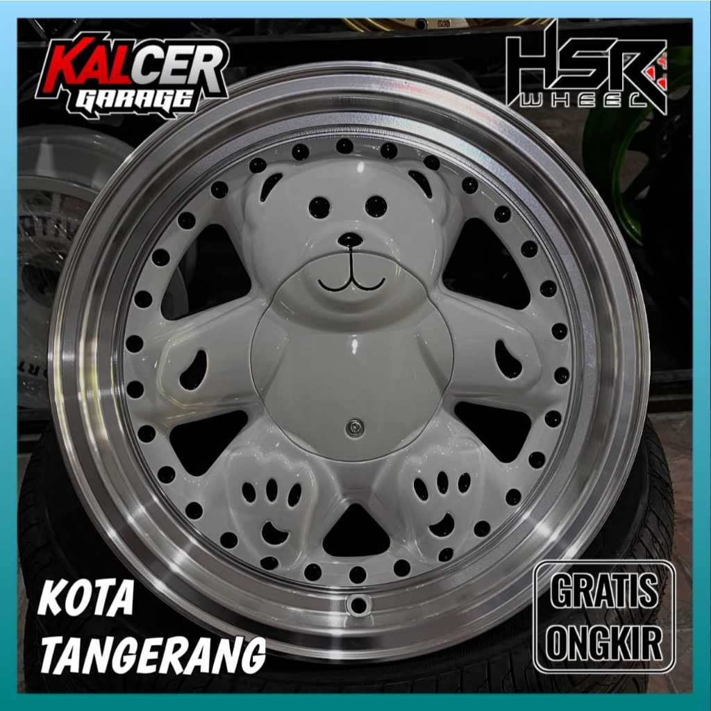Jual Velg Hsr Bear R15 Pcd 4x100-4x114,3 Untuk Mobil Air Ev, Binguo ...
