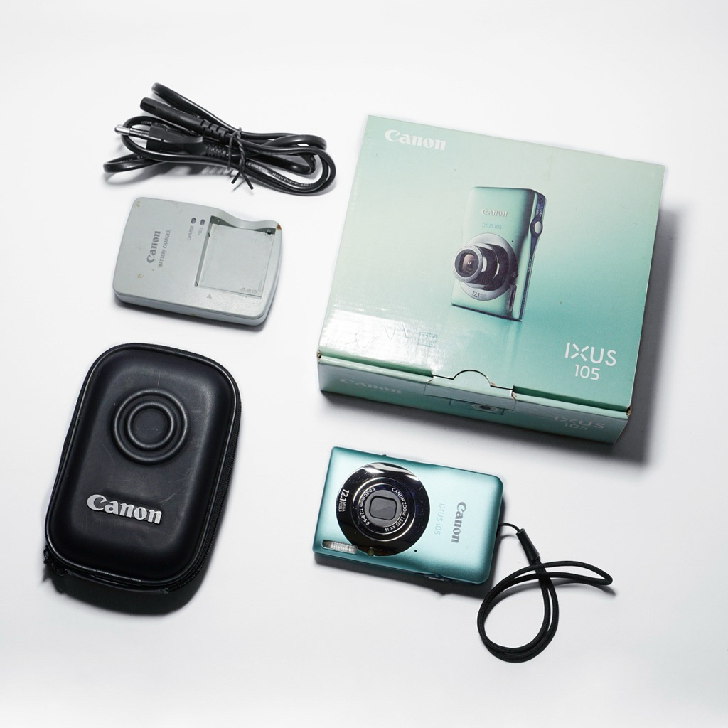Canon IXUS 105 - Appareil Photo Numérique Compact Rose 12.1 MP (occasion, Fonctionne)