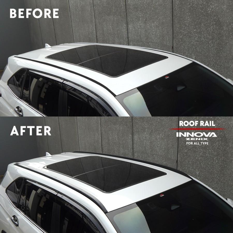 Jual Roof Rail Toyota Innova Zenix New Design Otoproject | Shopee Indonesia