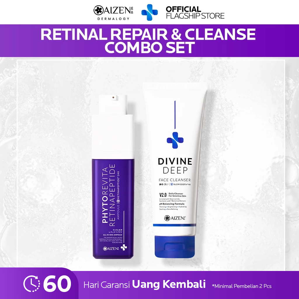 Jual Aizen - Retinal Repair & Cleanse Combo Set | Shopee Indonesia