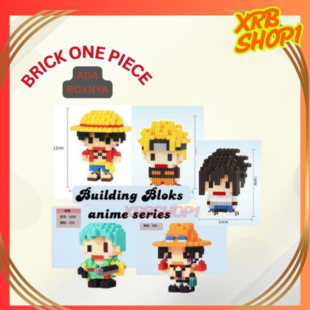 Jual Micro Nano Blocks Mini 3D Model – Mainan Blok Susun One Piece ...