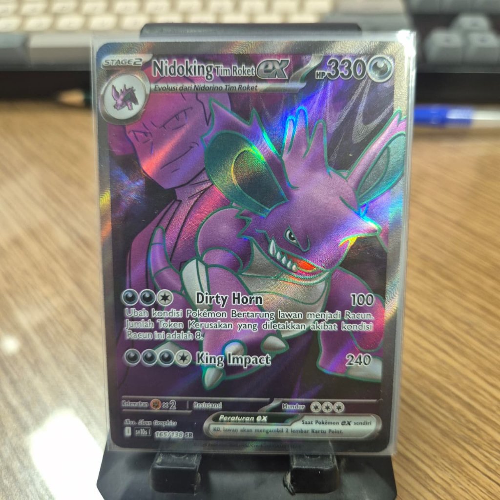 Jual NIDOKING TIM ROKET - SR - SV10S - KARTU POKEMON INDONESIA | Shopee ...
