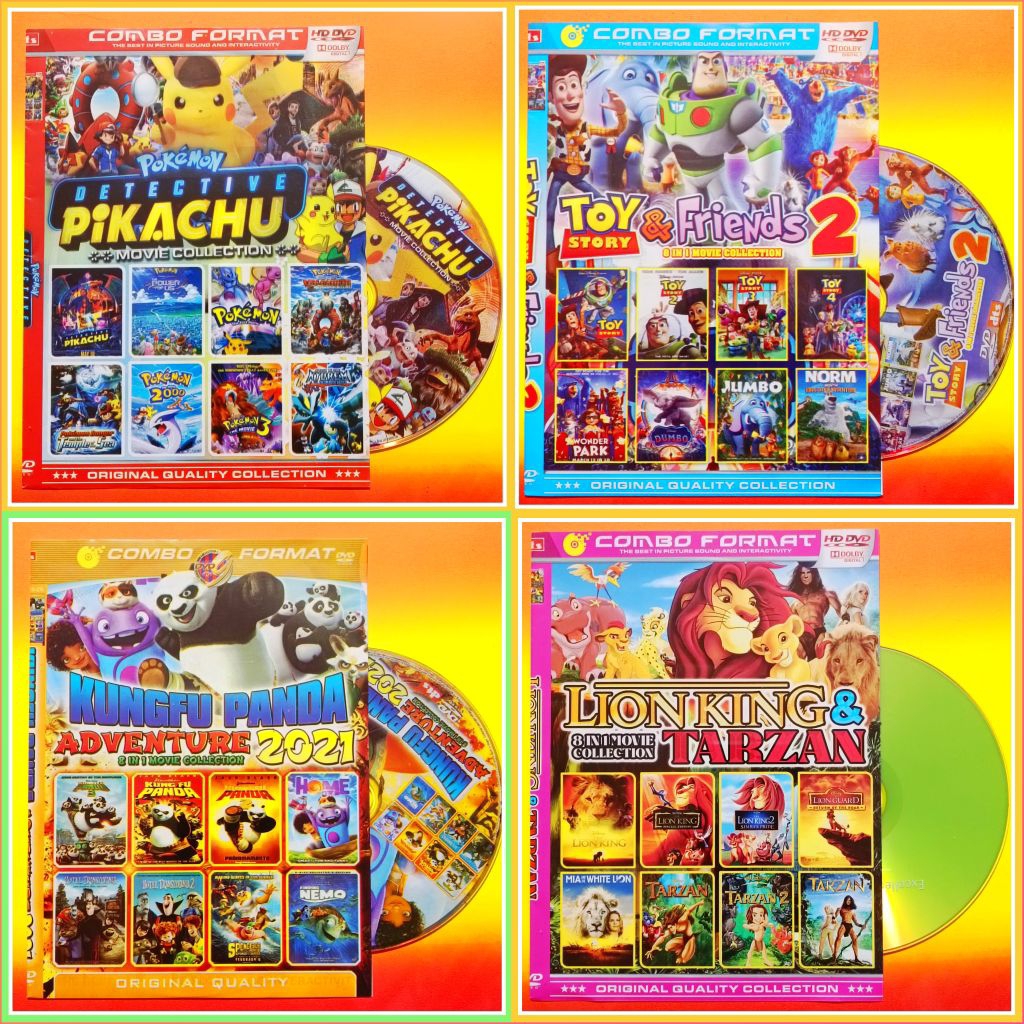 Jual Kaset Film Kartun Anak Koleksi Pokemon Pikachu - Toy Story ...